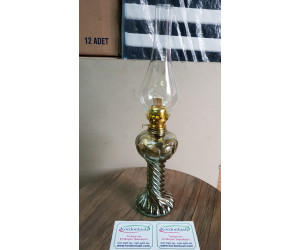 Gaz Lambası Burgulu 48 cm Koyu Füme