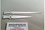 Akrep 13 cm Yelkovan 18 cm Metal Gümüş 100 Adet