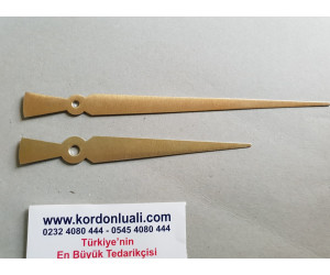 Akrep 13 cm Yelkovan 18 cm Metal Gold 100 Adet