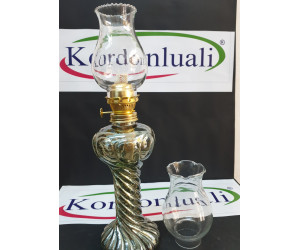 Gaz Lambası Burgulu 40 cm Koyu Füme