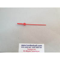 Saat Saniyesi Plastik 7.5 cm Kırmızı
