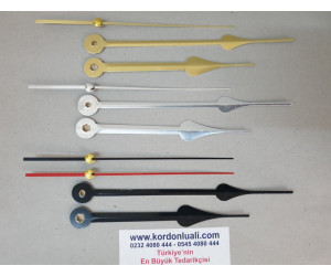 Akrep 13,5 cm Yelkovan 16,7 cm Siyah Veya Gümüş