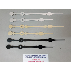 Akrep 16 cm Yelkovan 19,8 cm Metal Siyah Gümüş Veya Gold