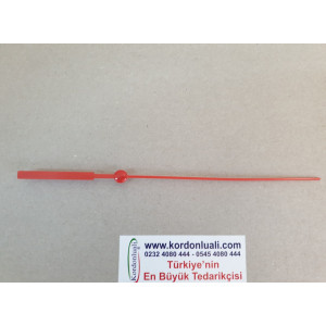 Saat Saniyesi Plastik 18,5 cm Kırmızı