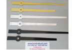 Akrep 17,5 cm Yelkovan 21,8 cm Metal Siyah Gümüş Veya Gold