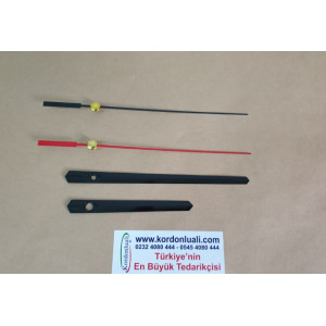 Akrep 9 cm Yelkovan 13 cm Metal Siyah 100 Adet