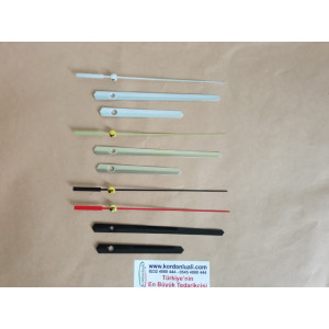 Akrep 9 cm Yelkovan 13 cm Metal Siyah Gümüş Veya Gold