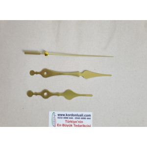 Akrep 11,5 cm Yelkovan 14,5 cm Metal Gold 100 Adet