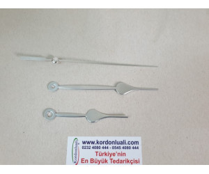 Akrep 9 cm Yelkovan 12 cm Metal Gümüş 100 Adet