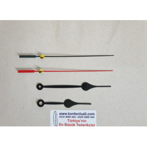 Akrep 9 cm Yelkovan 12 cm Metal Siyah 100 Adet