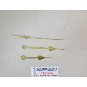 Akrep 9 cm Yelkovan 12 cm Metal Gold 100 Adet