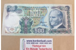 6. Emisyon 500 Lira C serisi Temiz