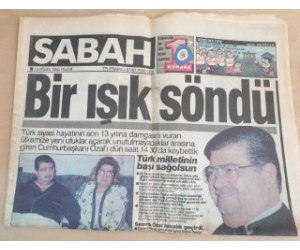Sabah Gazetesi 18 Nisan 1993 Pazar