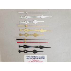 Akrep 9,3 cm Yelkovan 12 cm Metal Siyah Gümüş Veya Gold
