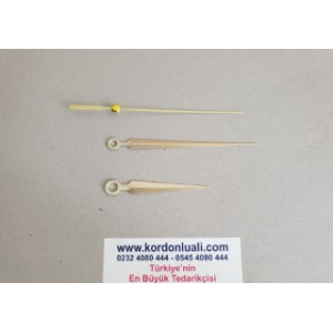 Akrep 6,5 cm Yelkovan 10 cm Metal Gold 100 Adet