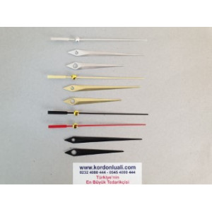 Akrep 7 cm Yelkovan 9,5 cm Metal Siyah Gümüş Veya Gold