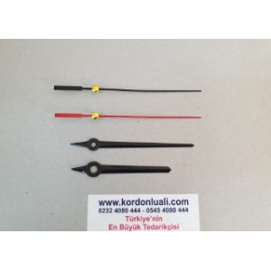 Akrep 7,6 cm Yelkovan 9,8 cm Metal Siyah 100 Adet