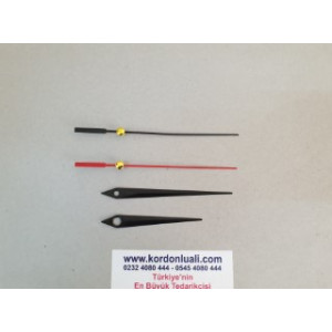 Akrep 7 cm Yelkovan 9,5 cm Metal Siyah 100 Adet