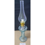 Şurup Burgulu Gaz Lambası 47 cm Üstü Mozaik Kabartmalı