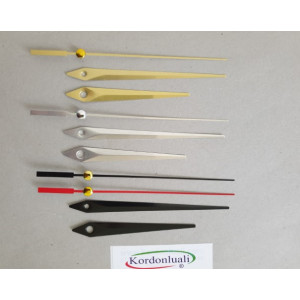 Akrep 10 cm Yelkovan 12,5 cm Metal Siyah Gümüş Veya Gold