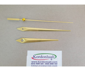 Akrep 10 cm Yelkovan 13 cm Metal Gold 100 Adet
