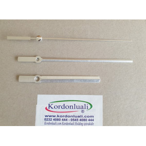 Akrep 10 cm Yelkovan 14,5 cm Metal Gümüş 100 Adet