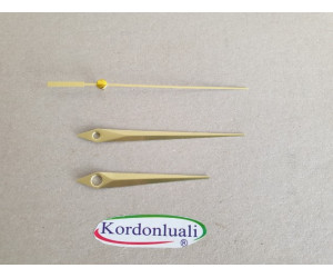 Akrep 9 cm Yelkovan 11,5 cm Metal Gold 100 Adet