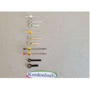 Metal Akrep 2 cm Yelkovan 2,5 cm Siyah Gümüş Veya Gold