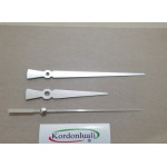 Akrep 10 cm Yelkovan 15 cm Metal Gümüş 100 Adet