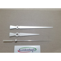 Akrep 10 cm Yelkovan 15 cm Metal Gümüş 100 Adet