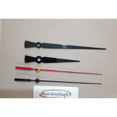 Akrep 10 cm Yelkovan 15 cm Metal Siyah 100 Adet Akrep 10 cm Yelkovan 15 cm Metal Siyah 100 Adet