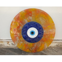 Nazar Boncuğu 40 cm Cam Özel Renk