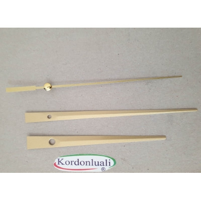 Akrep 12,5 cm Yelkovan 15,5 cm Metal Gold 100 Adet