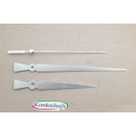 Akrep 13 cm Yelkovan 18 cm Metal Gümüş 100 Adet