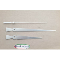 Akrep 13 cm Yelkovan 18 cm Metal Gümüş 100 Adet