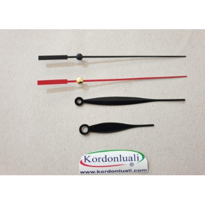 Akrep 6,8 cm Yelkovan 10 cm Metal Siyah 100 Adet Akrep 6,8 cm Yelkovan 10 cm Metal Siyah 100 Adet