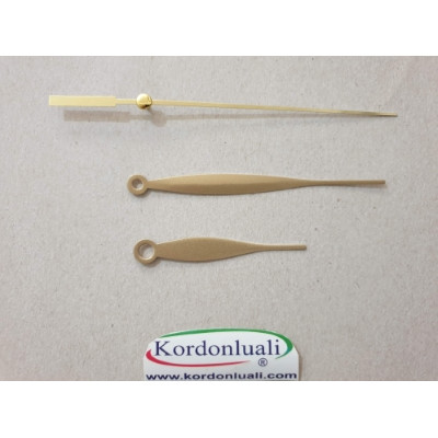 Akrep 6,8 cm Yelkovan 10 cm Metal Gold 100 Adet Akrep 6,8 cm Yelkovan 10 cm Metal Gold 100 Adet