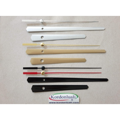 Akrep 11 cm Yelkovan 16 cm Metal Siyah Gümüş Veya Gold Akrep 11 cm Yelkovan 16 cm Metal Siyah Gümüş Veya Gold
