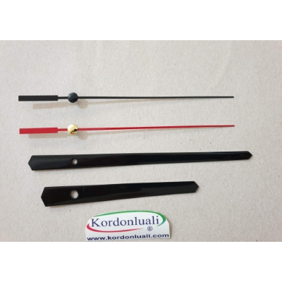 Akrep 11 cm Yelkovan 16 cm Metal Siyah 100 Adet Akrep 11 cm Yelkovan 16 cm Metal Siyah 100 Adet