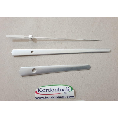 Akrep 11 cm Yelkovan 16 cm Metal Gümüş 100 Adet Akrep 11 cm Yelkovan 16 cm Metal Gümüş 100 Adet