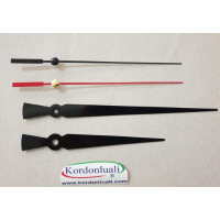 Akrep 13 cm Yelkovan 18 cm Metal Siyah 100 Adet