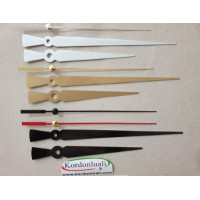 Akrep 13 cm Yelkovan 18 cm Metal Siyah Gümüş Veya Gold