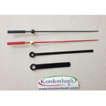 Akrep 6 cm Yelkovan 9,8 cm Metal Siyah 100 Adet