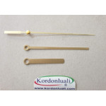 Akrep 6 cm Yelkovan 9,8 cm Metal Gold 100 Adet Akrep 6 cm Yelkovan 9,8 cm Metal Gold 100 Adet