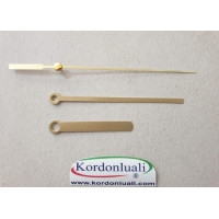 Akrep 6 cm Yelkovan 9,8 cm Metal Gold 100 Adet Akrep 6 cm Yelkovan 9,8 cm Metal Gold 100 Adet