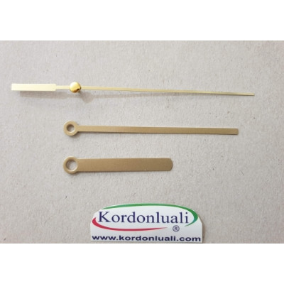 Akrep 6 cm Yelkovan 9,8 cm Metal Gold 100 Adet Akrep 6 cm Yelkovan 9,8 cm Metal Gold 100 Adet
