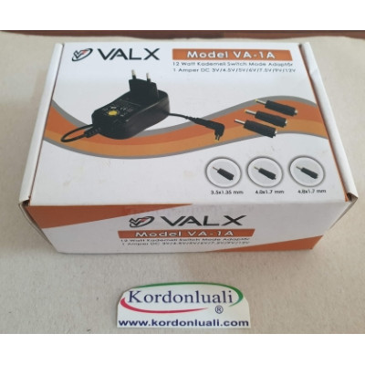 Valx Va-1A Kademeli Switch Mode Adaptör Sıfır Valx Va-1A Kademeli Switch Mode Adaptör Sıfır