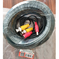 Powermaster BNC-BNC Kablo + Power Kablo Dişi Erkek 20 Mt