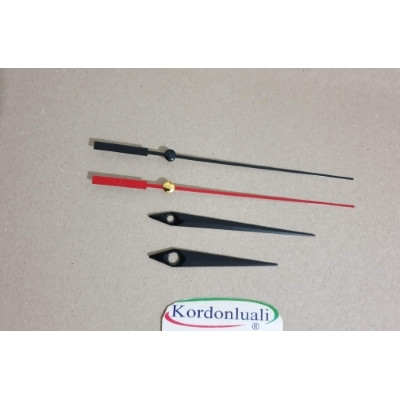 Akrep 6,5 cm Yelkovan 8,9 cm Metal Siyah 100 Adet Akrep 6,5 cm Yelkovan 8,9 cm Metal Siyah 100 Adet