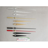 Akrep 6,5 cm Yelkovan 8,9 cm Metal Siyah Gümüş Veya Gold